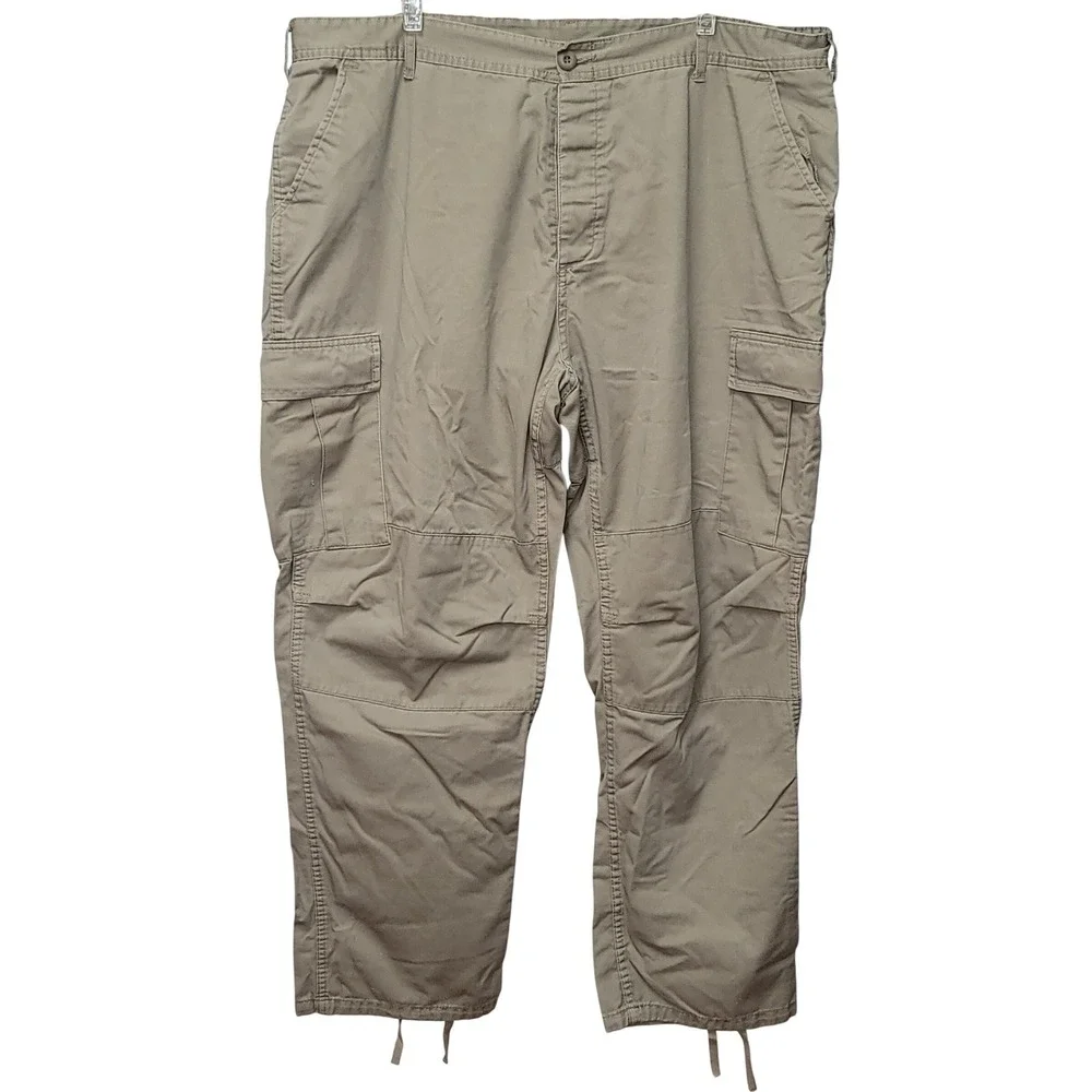 Rothco Battle Men Vintage XL Paratrooper‎ Khaki Military Cargo Pant Y2K Gorpcore